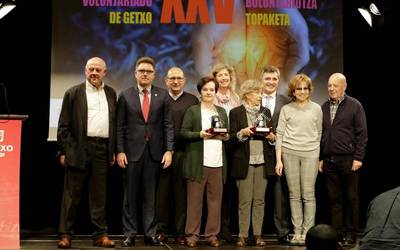 Argibe elkarteko boluntarioak eta Fidias fundazioa saritu ditu XXV. Boluntariotza Topaketak