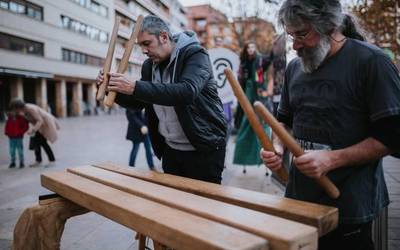 Jai giroan hasi dute Euskaraldia Durangaldean