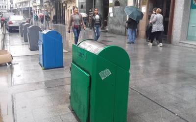 Organikoa batzeko 100 kontainer ipiniko dituzte Durangon