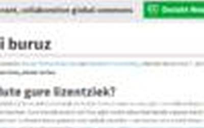 GPL  eta  Creative  Commons  lizentziak  euskaraz!