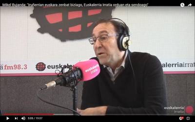 Mikel Bujanda: "Iruñerrian euskara zenbat eta biziago, Euskalerria Irratia orduan eta sendoago"