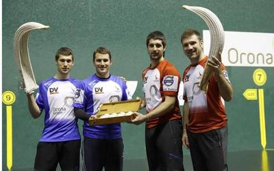 Binakako erremonte finalean Juanenea eta Endika saldiastarrak Uterga doneztebarraren eta Azpirozen kontra ariko dira