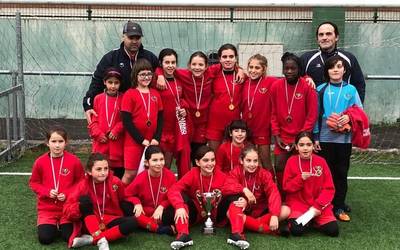 Zumaiakok Championsa irabazi du 2007 eta 2008 urteko alebin nesken txapelketan