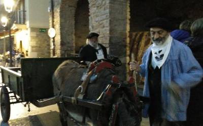 Orozkon ere egon ziren atzo Olentzero eta Maridomingi
