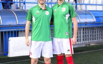 Markel Goñi eta Peru Ruiz,  Euskadiko Futbol Selekzioarekin