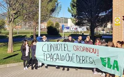 Clinhotelek kaleratutako 45 langileei atzeratutako soldata ordaintzea eskatu du ELAk