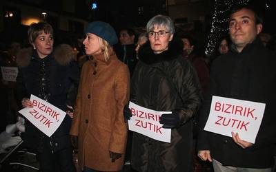 Indarkeria matxista gaitzetsi dute adin eta sexu guztietako herritarrek