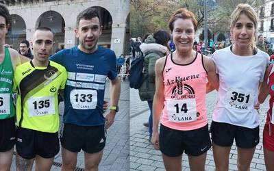 David Rua eta Miren Apraiz izan ziren Oñatiko San Silvestreko azkarrenak