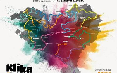 Garesen hasiko den Korrikak badu egunez-eguneko ibilbidea prest