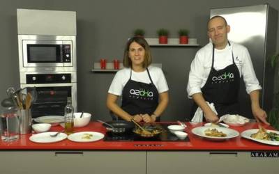 Txipiroi eta otarrainxka entsalada epela