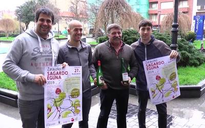 Sagardo Eguna ospatuko da igande eguerdian.  Joxe Garate eta Marian Zumeta omenduko dituzte
