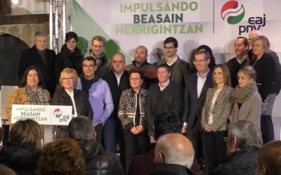 Eskarmentudun izenak eta gazteak uztartu ditu EAJk maiatzeko hautesundeetarako zerrendan