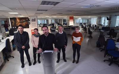 "Gara"-ri eta bertako lantaldeari elkartasuna