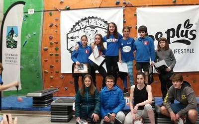 Zumaiar bat podiumean, berdintasunean jokatutako Boulder proban
