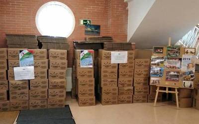 2.800 kilo material bildu ditu Darahlik Saharako kanpalekuetarako