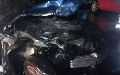 Hiru zauritu autobidean, hiru autoren arteko talkaren ondorioz
