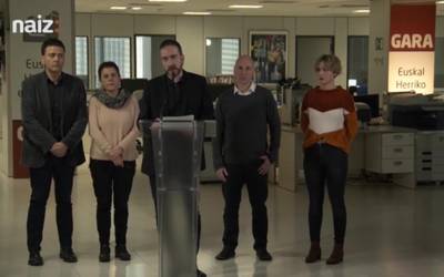Erlo Telebistaren babesa  Gara egunkariari