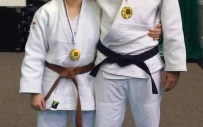 Asteburu bikaina Almi Campos eta Eneko Eizagirre judokentzat