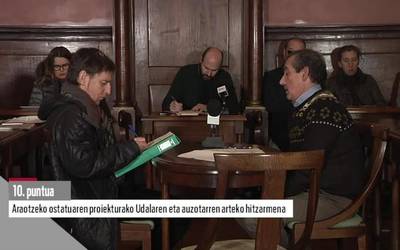 Oñatiko Udaleko osoko bilkura: 2019-01-31