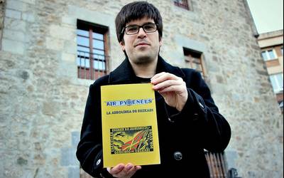 Iñaki Etxaniz: “Gerra garaiko bizitza erraztu zuen ‘Air Pyrénées aire konpainiak”