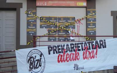 Ernaik enplegu bulegoa zigilatu du