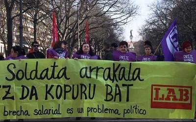 Lantokietan izaten den arrakala ez da bakarrik soldatetan antzematen LABek salatu duenez