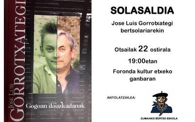 Jose Luis Gorrotxategirekin solasaldia