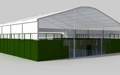 Lubaki kiroldegiko padel pistak estaliko dituzte