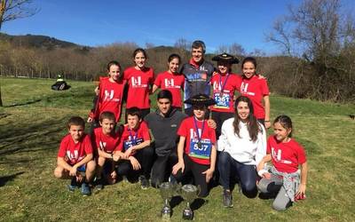 Korrikalari azkoitiarrak txapeldun Gipuzkoako Eskolarteko Krosean