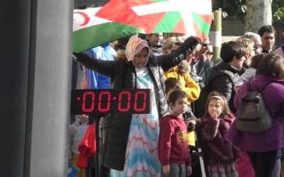 Eguraldi zoragarria izan dute Sahara Kroseko partaideek