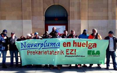 Navarpluma: 22 eguneko greba duintasuna aldarrikatuz