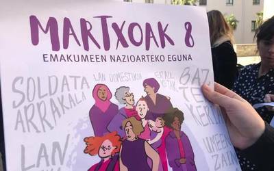 'Denon ardura, emakumeak erdigunera' lelopean ospatuko dute Emakumeen Eguna Bergaran