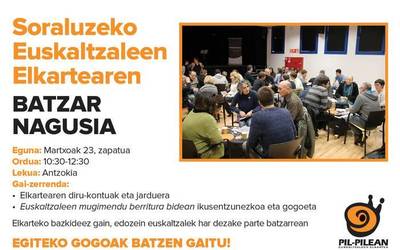 Martxoaren 23an egingo dugu aurtengo Batzar Nagusia