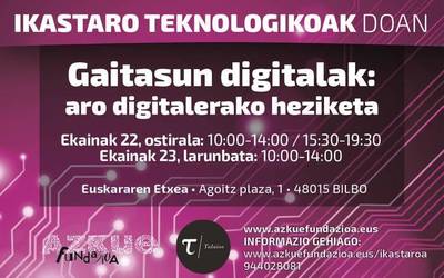 Gaitasun digitalak hobetzeko doako ikastaroa