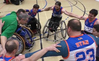 Inklusioa gurpil gainean Antzizar Kiroldegian