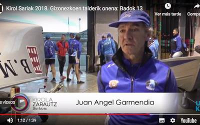 Bideoa: Badok 13 taldeak irabazi du 2018ko Zarauzko gizonezkoen talderik onenaren kirol saria