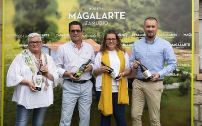 Magalarte Zamudio Upeltegiaren ardoak saritu dituzte nazioarte mailan