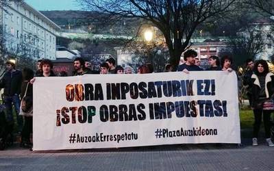 San Inazio eta Deustuko plazak jomugan