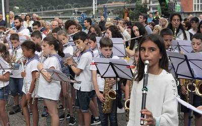 Danbolin Musika Eskolak Villabonako Musika Banden Topaketan parte hartuko du, larunbatean