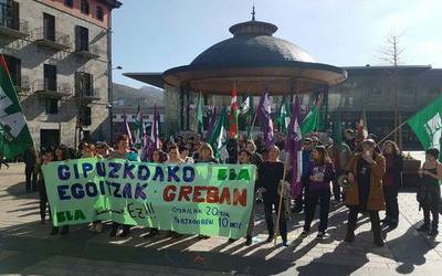 Gipuzkoako adinekoen egoitzetan beste 27 greba egun deitu ditu ELAk