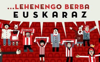 'San Mamesen ere lehenengo berba euskaraz' Atheticeko emakumezkoen partidan
