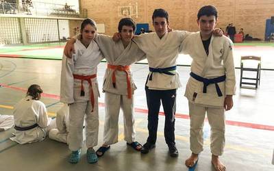 Errekako infantil mailako judokak bikain dabiltza Nafarroako Kirol Jokoetan