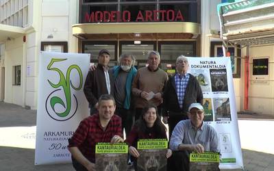 Arkamurka Natura Elkarteak 50 urte beteko ditu aurten. Natur dokumentaldiak eta ondoren forum saioak izango dira.