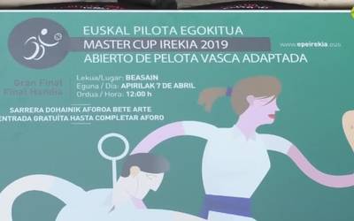 Pelota egokituaz gozatzeko aukera paregabea igandean Antzizarren