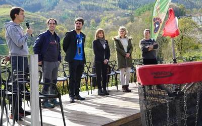 Irrisarri Land I. Disc-Golf txapelketa jokatu dute larunbatean Igantzin