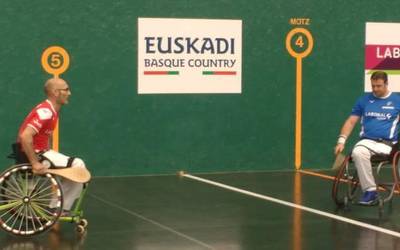Joseba Lasa lesakarrak eta Lizasok eraman dute pilota egokituko Master Cup txapela