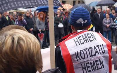 Pentsio publiko duinen aldeko manifestazioa
