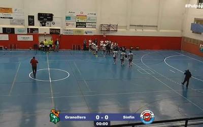 ZUZENEAN: Granollers-Sinfin eskubaloi partida