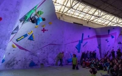 Ibai Isusi bigarren  Bizkaiko Boulder Txapelketan