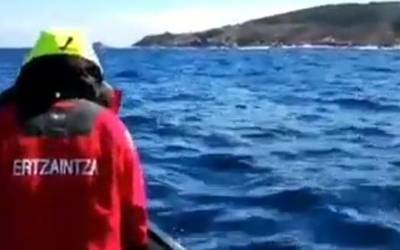 Hondarribian desagertutako gaztearen bila ari dira